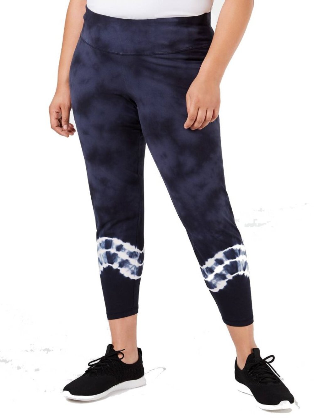 Ideology Womens Plus Size Tie Dyed Leggings